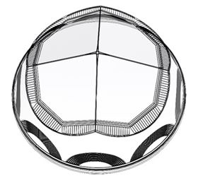 香港正能量钻石形采光罩效果图 香港正能量钻石形采光罩效果图