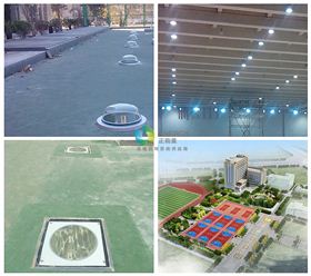 昆明一中体育馆日光照明