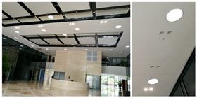 广发金融中心大堂无电照明系统展示 广发金融中心大堂无电照明系统展示