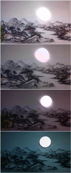 香港正能量&ldquo;白日依山尽&rdquo;图