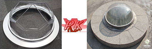 钻石形采光罩与半球形采光罩，各有所爱