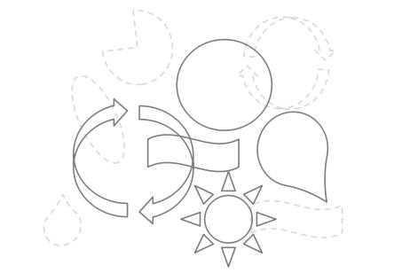 阳光、循环、绿色、科技因素构成正能量科技新LOGO图形联想