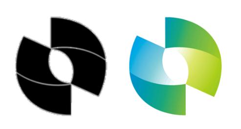 正能量科技品牌LOGO图形演变