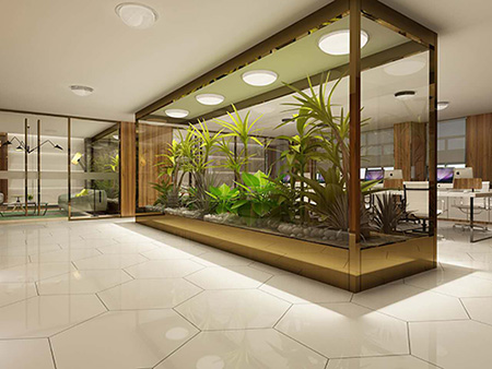 正能量科技展厅生态缸