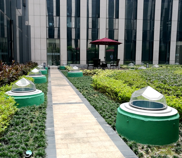 广发金融中心正能量导光管