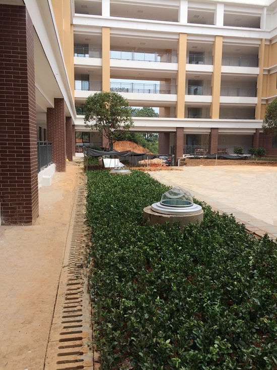 长沙红桥中学——正能量无电照明系统