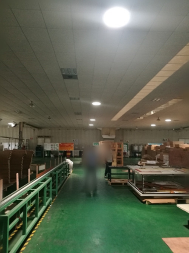 正能量无电照明系统在厂房应用实拍图（室内）