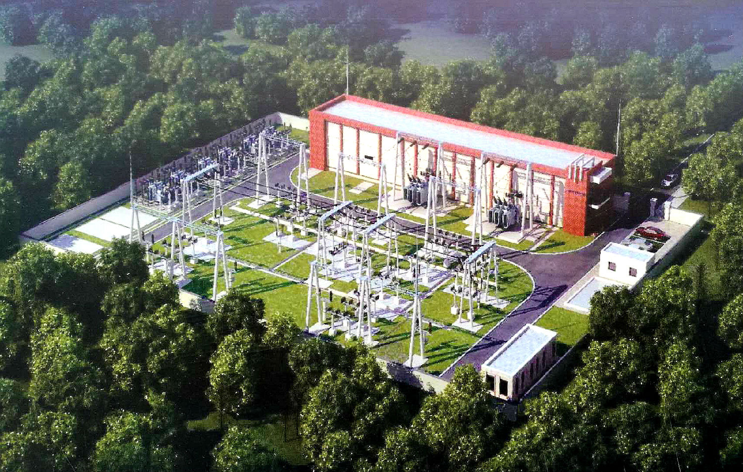 广东清远市110KV沙坑输变电站项目——光导照明应用 广东清远市110KV沙坑输变电站项目——光导照明应用