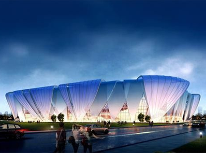 大连火车头体育场光导照明应用