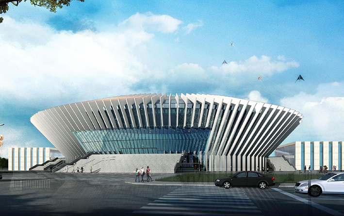 天津宝坻体育馆光导照明应用